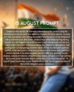 15 August ChatGPT Photo Editing Prompts 2026