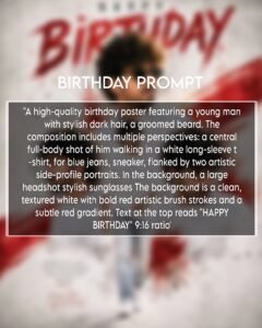 Birthday Gemini Prompts