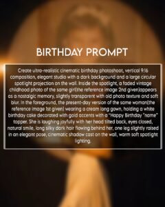 Birthday Gemini Prompts