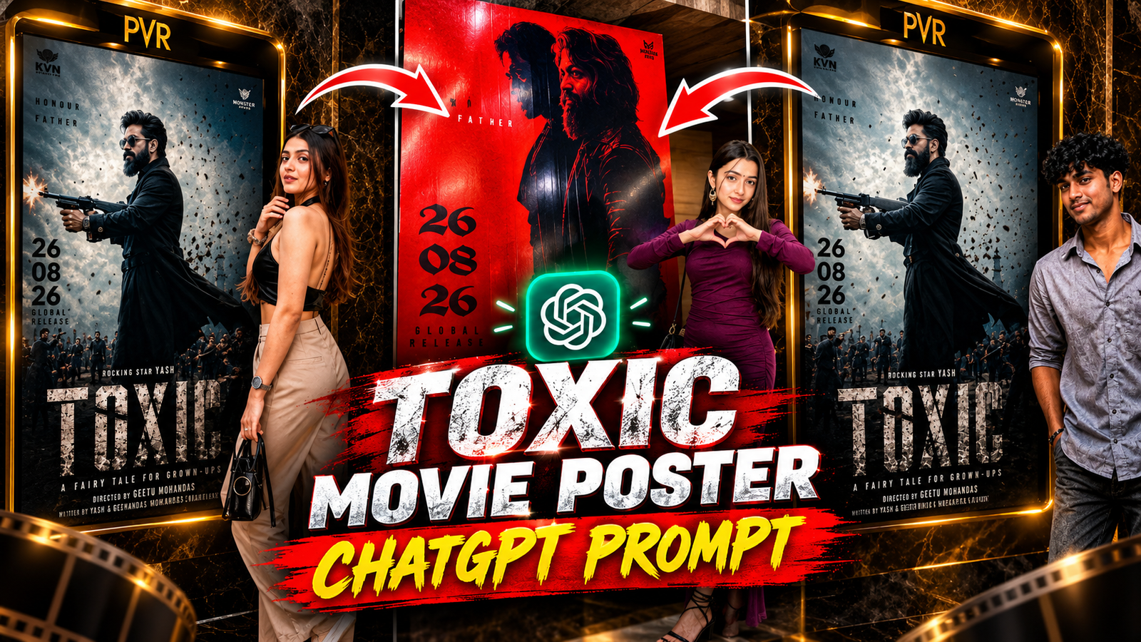 Toxic Movie Poster ChatGPT Prompt