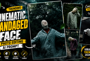 Trending Cinematic Bandaged Face Photo Editing Ai Prompt