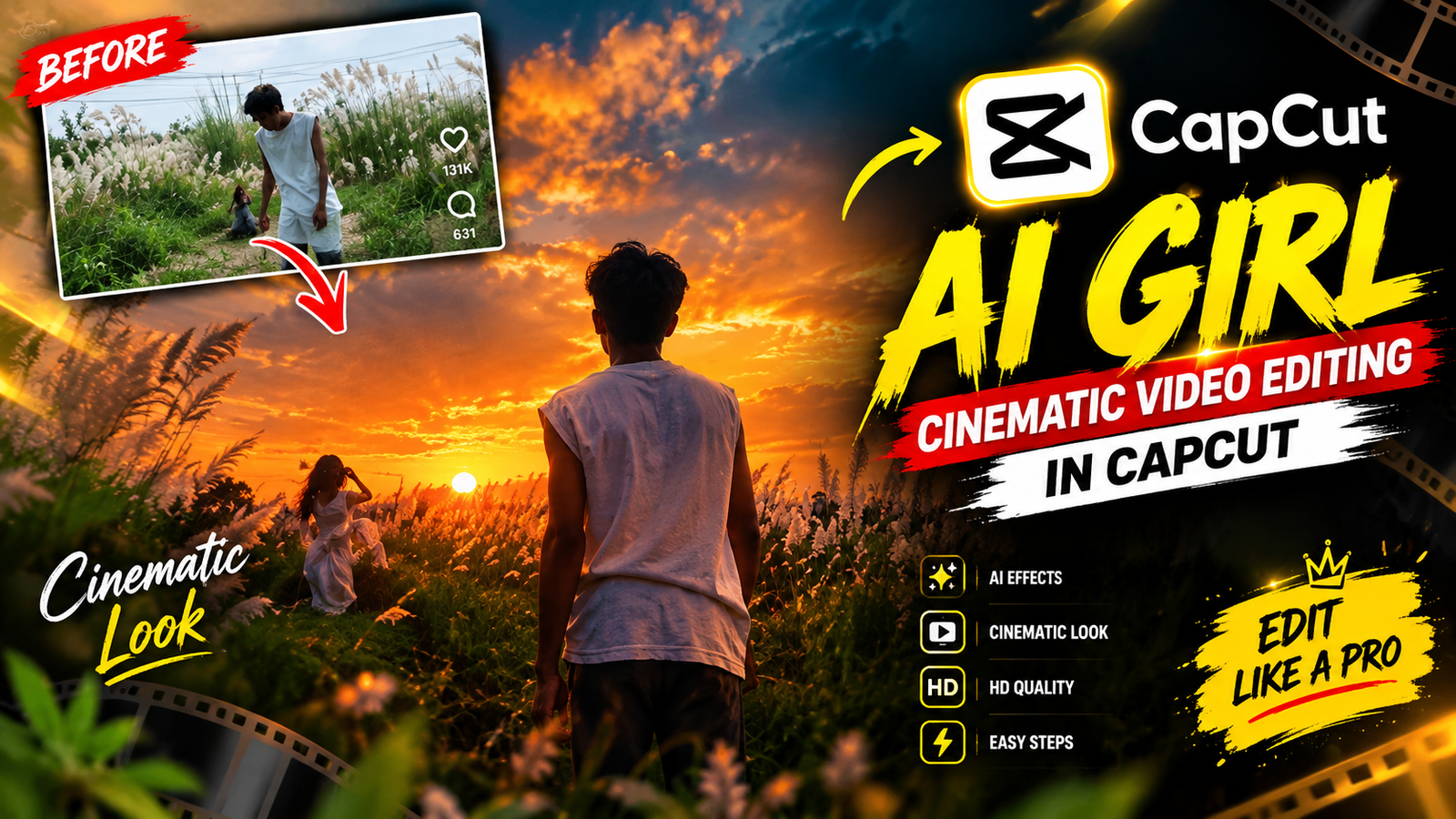 Trending Ai Girl Cinematic Reels Video Editing in CapCut [ PROMPT ]