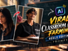 Viral Classroom Aura Farming Reels Editing Prompt