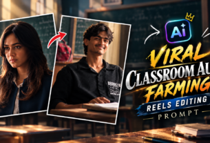 Viral Classroom Aura Farming Reels Editing Prompt