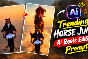 Trending Horse Jump Ai Reels Editing Prompt